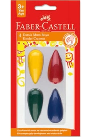 Faber Castell Damla Mum Boya 4'lü