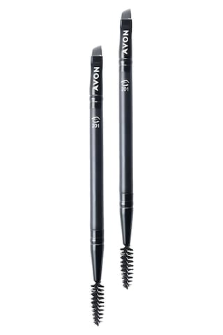 Avon Çift Taraflı Kaş Fırçası İkili Set