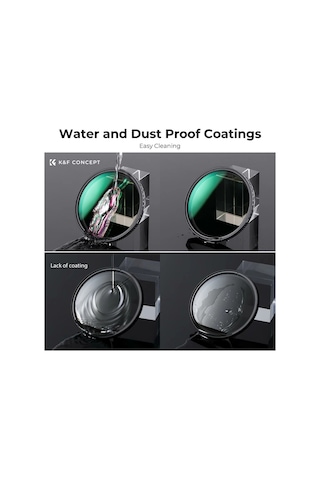 K&f 82mm Nano-d Serisi Nd3-nd1000 Filtre 1.5-10 Stop
