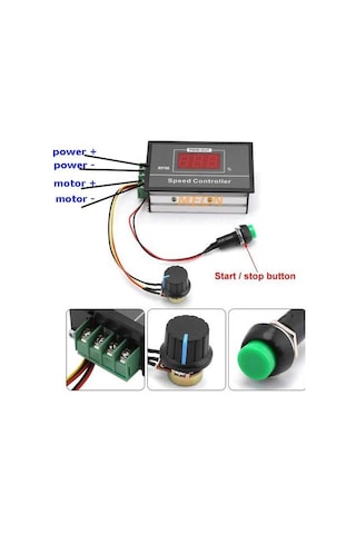 6-60V 30A Dc Pwm Motor Hız Kontrol Devresi
