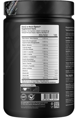 Kingsize Nutrition Beast Mode 1000 Gr