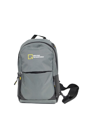 M 1005 Mega Bag Unisex Göğüs Çapraz Çanta, Body Bag Gri