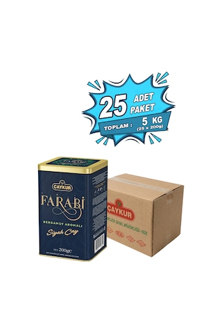 Farabi Çayı Bergamotlu 200 Gr. Yirmibeşli Paket
