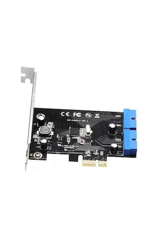 Pcı Express Pcı-E Usb 3.0 Kart 4817P Pcıe 2 Port 19 20 Pin Çoklay
