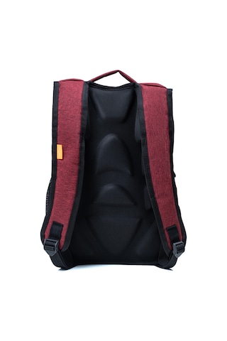 Çok Gözlü Ergonomik Sırt Çantası Su İtici Unisex Okul, Günlük Ve Seyahat Çantası Kırmızı Kırmızı
