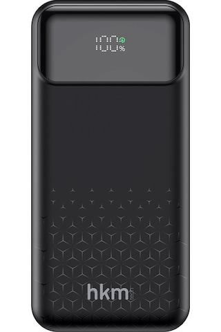 Power Nano 20.000 Mah 20W Pd 20W Hızlı Şarj Destekli Type-C Ve Lightning Kablolu Powerbank Siyah