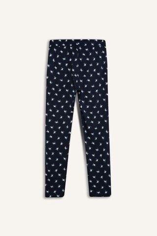 Defacto Yılbaşı Temalı Esnek Bellli Bağcıklı Cepli Pijama Altı D8224ax24wnnv135 Lacivert