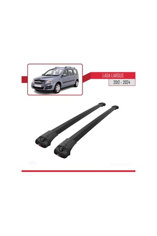 Lada Largus 2012 Ve Sonrası İle Uyumlu Ace-1 Ara Atkı Tavan Barı Siyah