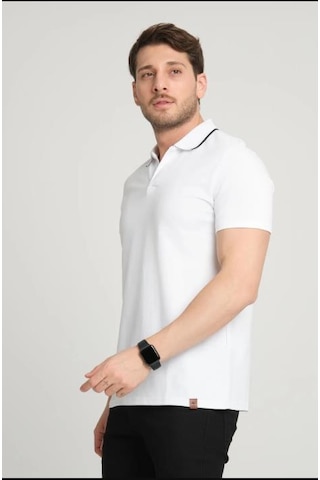 Alexander Gardi Alexandergardı Polo Yaka T-shirt E22-70500 Beyaz