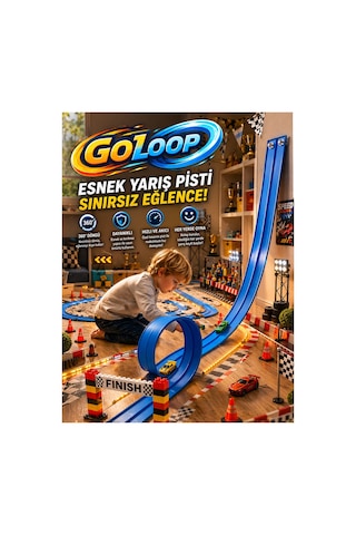 Goloop 360 Ayarlanabilir Yarış Pisti 4 Metre