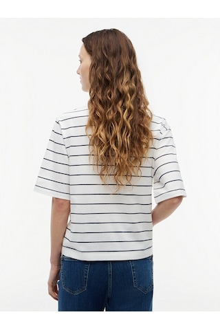 Tommy Hilfiger Classıc Scrıpt Trapeze Tee Kadın Mavi T-shirt - Ww0ww50948