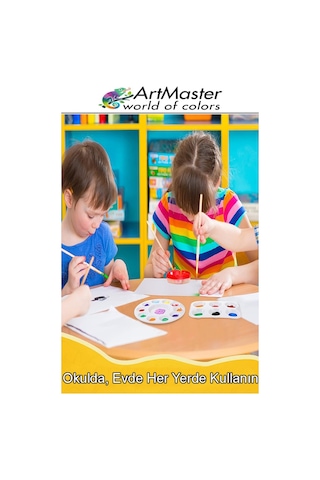 Resim Paleti 20 Adet Plastik Boyama Paleti Godeli Ressam Paleti Akrilik Boya Guaj Boya Suluboya Resim Yapma Boya Paleti