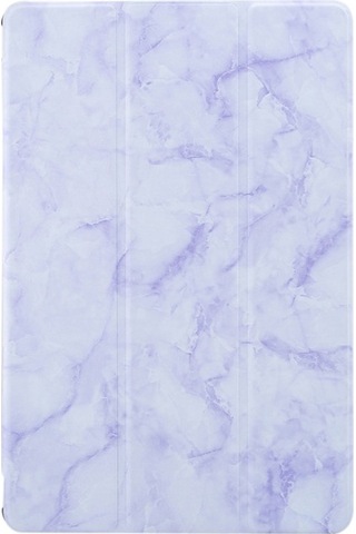 Samsung Galaxy Uyumlu Tab A7 Lite T220/t225 Mermer Doku Deseni Yatay Flip Deri Kılıf