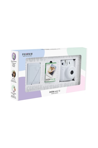Fujifilm İnstax Mini 12 Fotoğraf Makinesi + 10'Lu Film + 28'Li Mini Albüm Seti