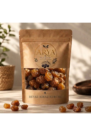 Arya Premium Güneşte Kurutulmuş Beyaz Kiraz Kurusu 250 G Arya Premium Güneşte Kurutulmuş Beyaz Kiraz Kurusu 250 G