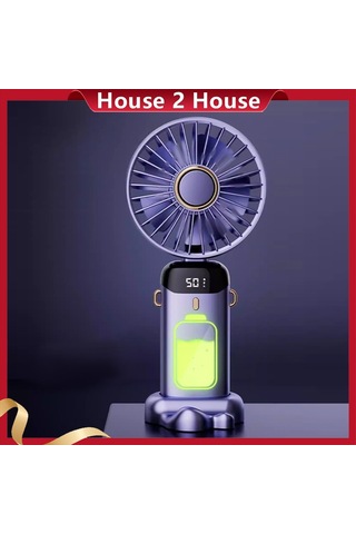 Hallow  DNH061 Katlanabilir Taşınabilir El Tipi Mini Vantilatör