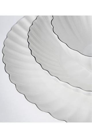 Maxx Doria Parthenon Platinum 12 Kişilik 58 Parça Yemek Takımı Pa2069 Beyaz