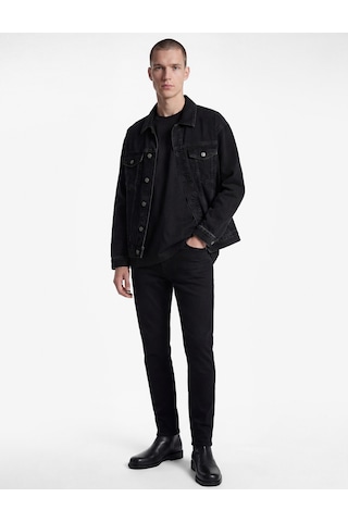 Koton Pamuklu Normal Bel Skinny Jean Pantolon - Michael Jean Siyah 7wam40089nd