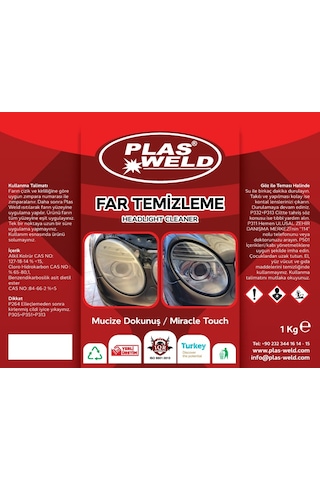Plas-weld Far Temizlik Seti