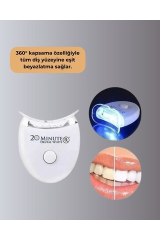 Northcity Led Işıklı Profesyonel Diş Beyazlatma Seti - Kahve, Sigara Ve Yiyecek Lekelerine Karşı 20 Dakikada Sonuç