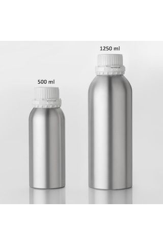 RIGU-44 Tıpalı ve Kapaklı Metal Alüminyum Şişe 1250 ML