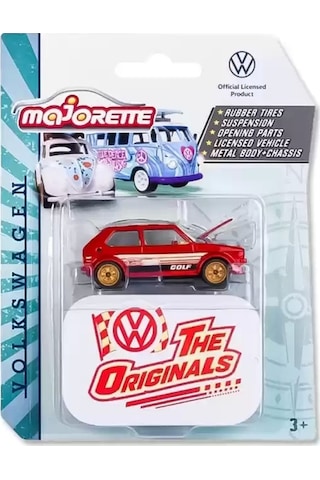 Majorette Volkswagen Deluxe Cars - Golf Mk 1 Red