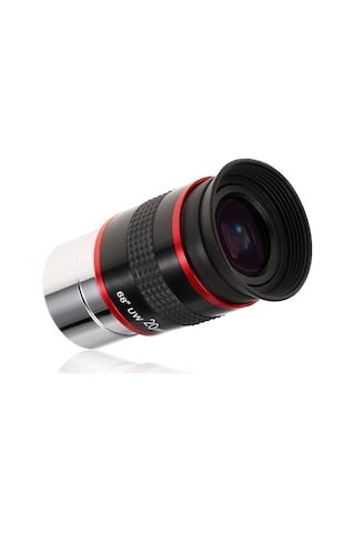 Yaozixa Astronomi Teleskopu İçin 68 Geniş Açı Gözlüğü, 20mm, Yeşil Filmlerli Optik Lens, 1.25 İnç Standart Uyumlu