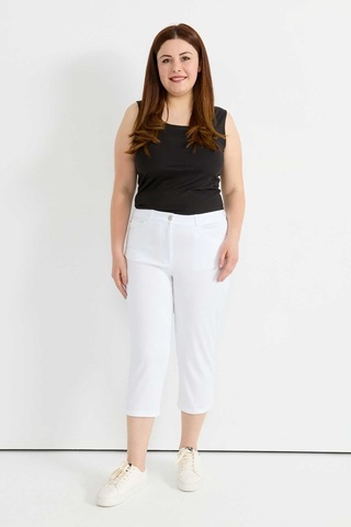 Selen Normal Bel Normal Ekru Kadın Pantolon 25ysl5381-bb Ekru
