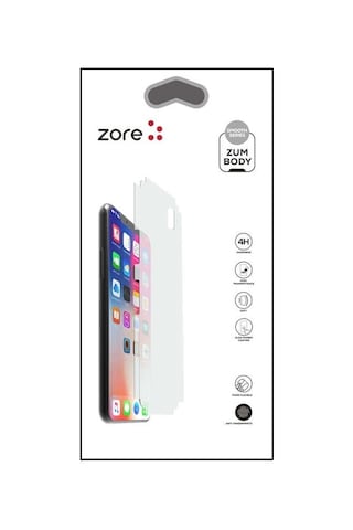 Apple Uyumlu iPhone 15 Pro Zore Arka Zum Body Ekran Koruyucu Çok Renkli