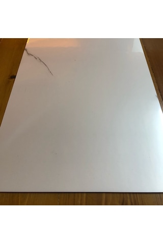 30x60cm Beyaz Mermer Desenli Yapışkanlı Banyo Wc Mutfak Paneli