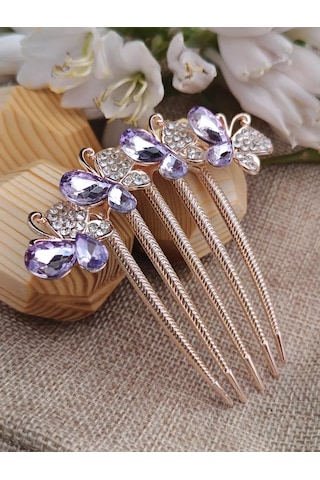 Villovatik Mariana Anahtar Topaç Yelek Shish - Mor Cam 153135826 Diğer