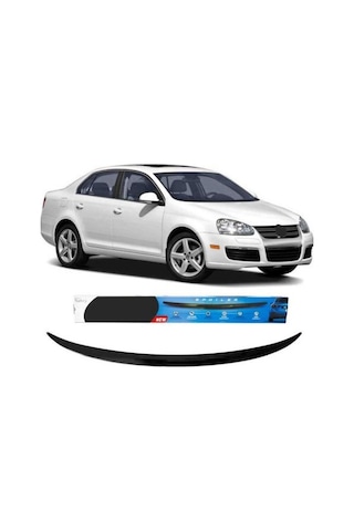 Vw Jetta 06-10  Bagaj Üstü Spoiler Piano  Black