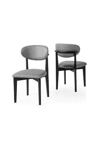 Norte Ahşap Salon Mutfak Sandalyesi 4 Lü Set 001