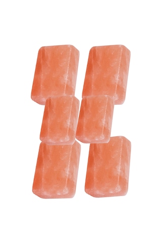 6 Adet Büyük Boy Himalaya Tuzu Sabunu Pembe 200-300 Gr Arası