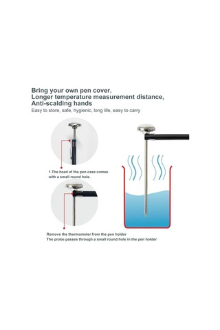 Pratik Pişirme Termometresi Hassas İyi Stabilite Ölçümü