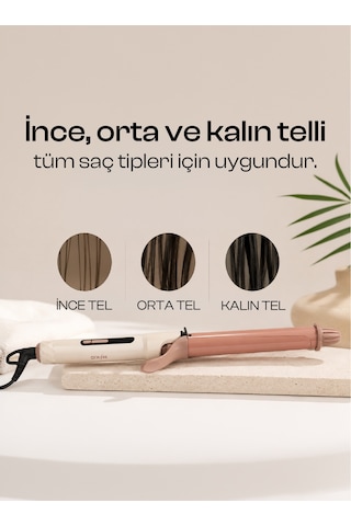 Seramik Uzun Saç Maşası 25 MM