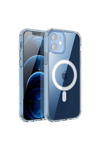 Ringke Apple iPhone Uyumlu 12 Kılıf Kamera Lens Korumalı Magsafe Destekli Şeffaf Darb