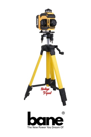 Tripod Hediyeli Dijital Göstergeli 16 Köşeli 360 Derece Kumandalı Çizgi Hizalama Lazer Seviye Cihazı