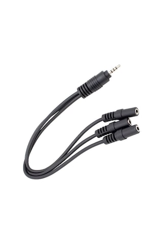 3.5mm 1 Giriş 3 Çıkış Çoklayıcı 5+1 Ses Sistemi Bağlantı Kablosu