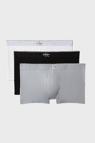Calvin Klein Erkek Boxer Lv00nb4472 4rv Siyah Gri Ekru Siyah Gri Ekru