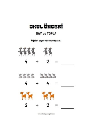 Okul Öncesi Ve Birinci Sınıflar Matematik Başlangıç Seti