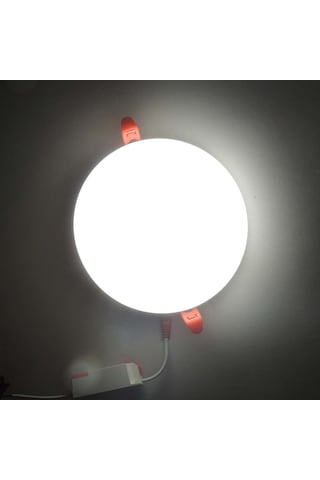 Yüksek Lümenli 10 Watt Ayarlı Sıva Altı Panel Led Beyaz Işık