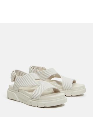 Timberland Greyfield Sandal Backstrap Sandal Kadın White Knit Sandalet Tb0a2qkneac1 White Knit Beyaz