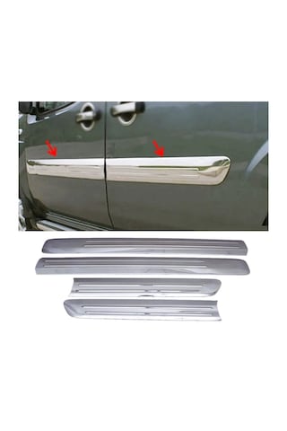 Fiat Doblo Krom Yan Kapı Çıtası Geniş 4 Kapı 2006-2010 P.çelik