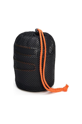 Turuncu Kamp Tencere Taşınabilir Yemek Takımı Kamp Tencere Ve Tavalar Pişirme Seti Type 1 Turuncu