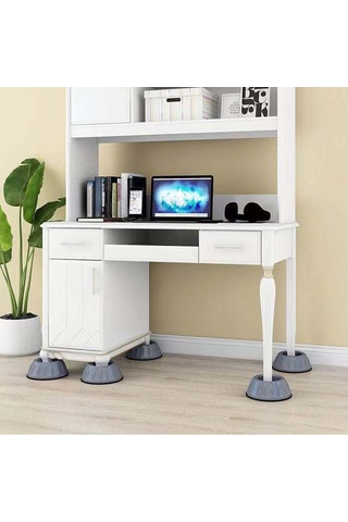 4 Parça Çamaşır Makinesi Titreşim Önleyici Ayak Mat