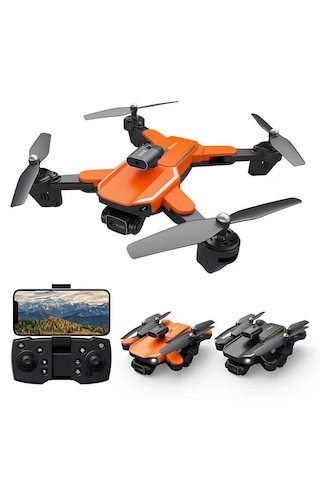 4 Kanatlı Optik Akış Katlanabilir Çantalı Drone Seti Kameralı