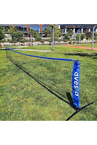 Delux Serisi Spor Filesi Açık Alan Eğlence Ptf-200 Portatif Tenis File Set 6,1 Mt