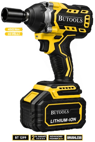 Butools ST-24 450 NM Akülü Somun Bijon Sökme Makinesi Matkap Vidalama Sarı