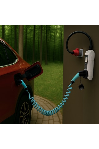 Volti 3go Elektrikli Araç Şarj Cihazı Tip-2, 22 Kw/3 Kw, 32a/13
